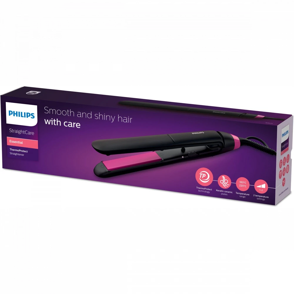 Выпрямитель для волос Philips BHS375/00, керамика+кератин, 1.8м провод — 4