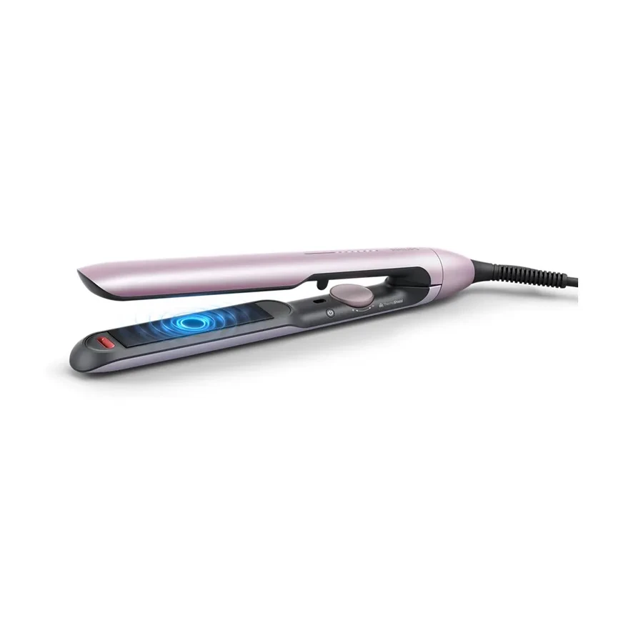 Выпрямитель Philips BHS530/00, 12 режимов, плавающие пластины, розовый