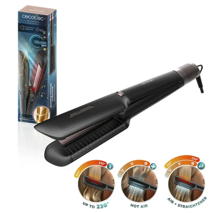 Vypryamitel Cecotec AirLisse Champagne, 25mm, чёрный