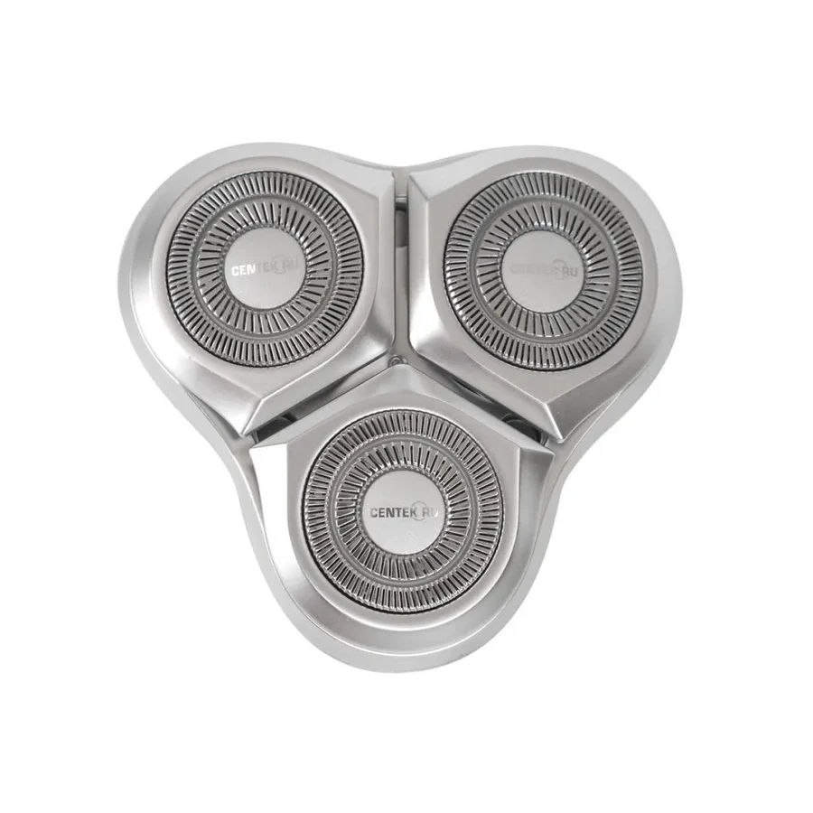 Электробритва Centek CT-2150, 3D ротор, USB-C, серебро — 2