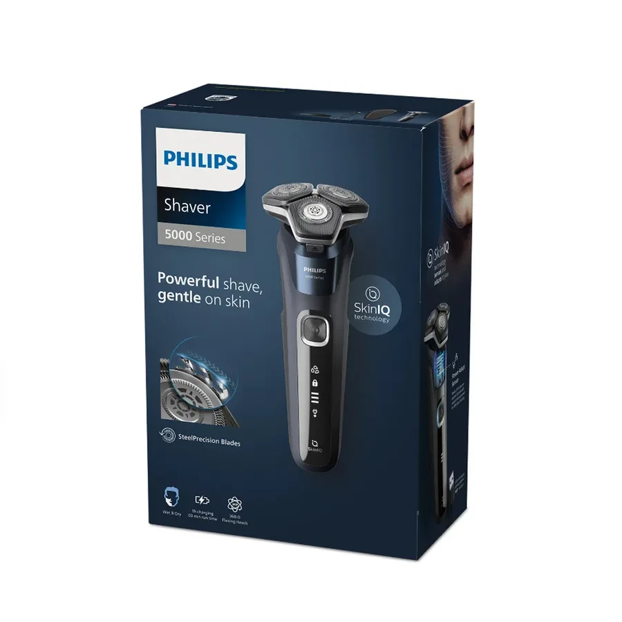 Электробритва Philips Series 5000 S5885/35, подвижные головки 360-D — 3
