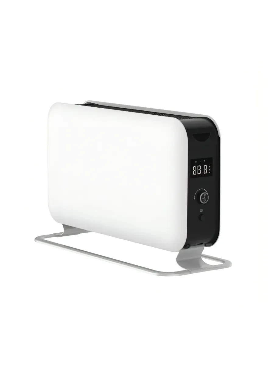 Mill WiFI Gen. 3 1500W portable convection heater, LED display, steel fronts, alu feet, x aluminum heating element, thermostat: Millheat APP + WiFi + Bluetooth. 1 effect level: 1500W