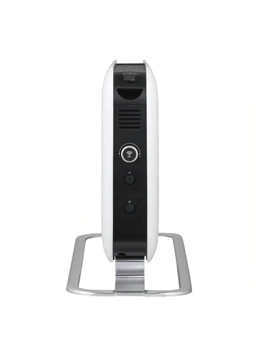 Mill WiFI Gen. 3 1500W portable convection heater, LED display, steel fronts, alu feet, x aluminum heating element, thermostat: Millheat APP + WiFi + Bluetooth. 1 effect level: 1500W — 3
