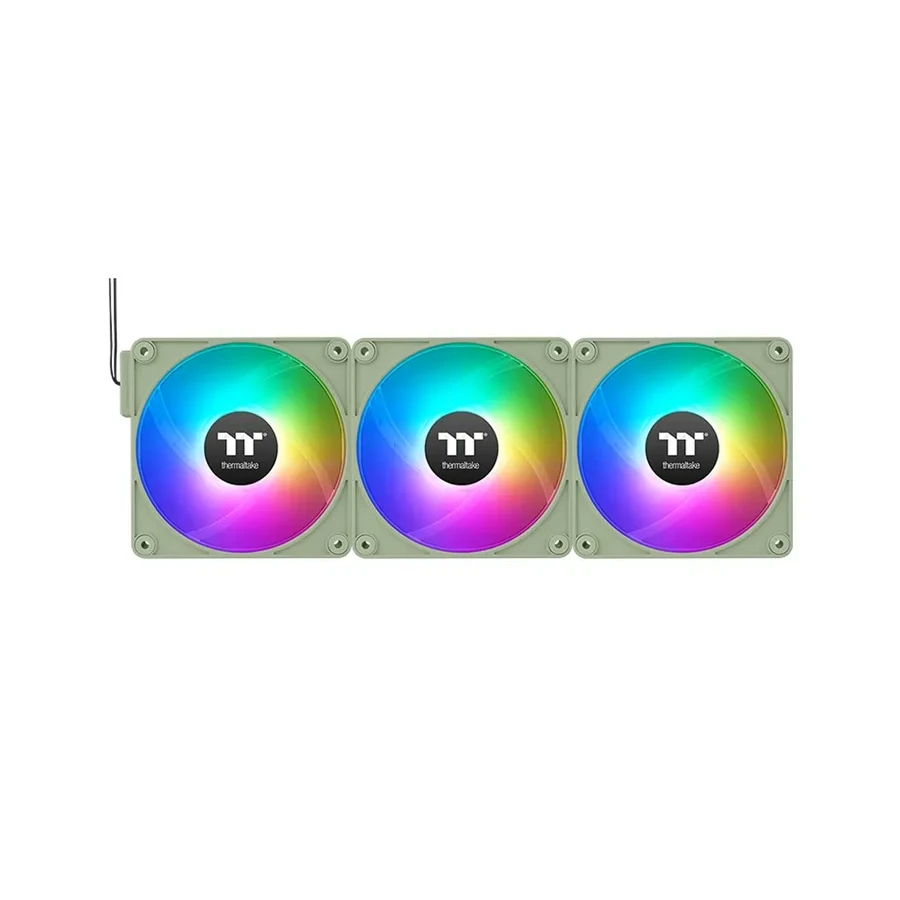 Вентилятор корпуса Thermaltake CT120 ARGB Matcha Green, 120мм — 2