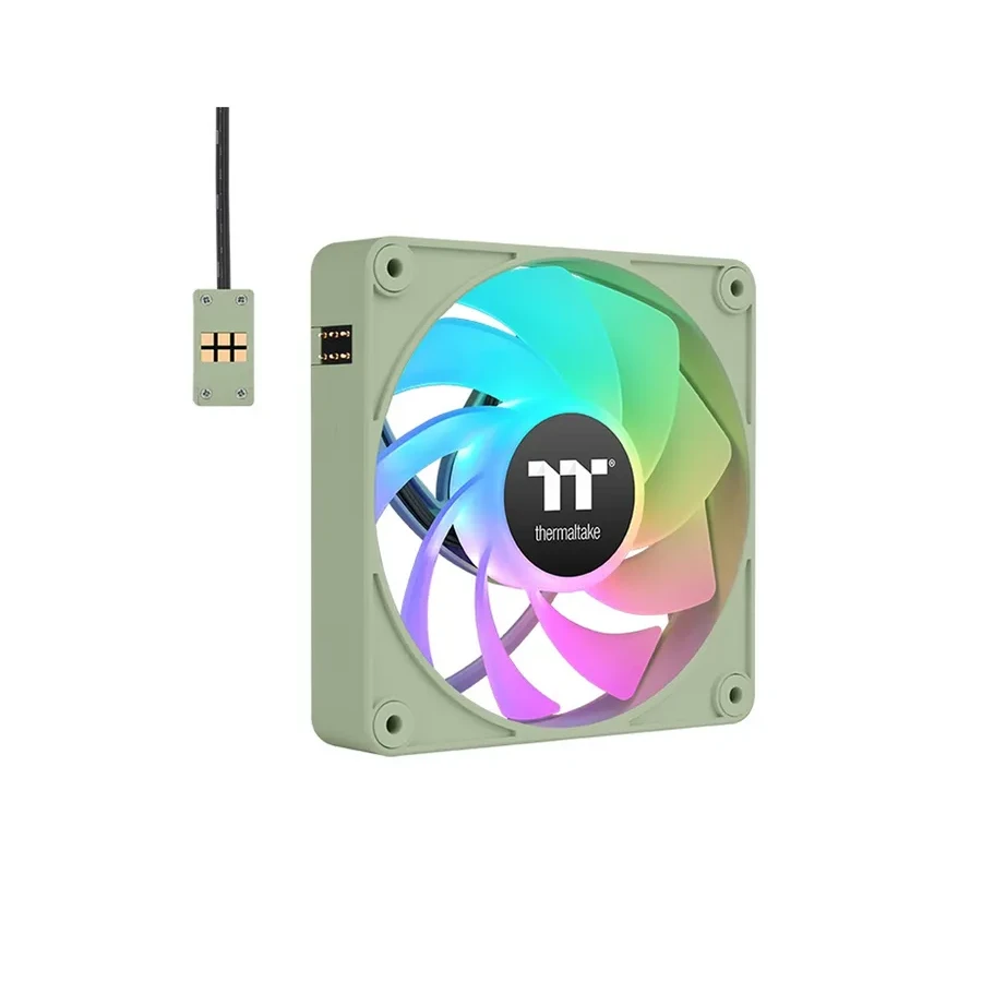 Вентилятор корпуса Thermaltake CT120 ARGB Matcha Green, 120мм — 3