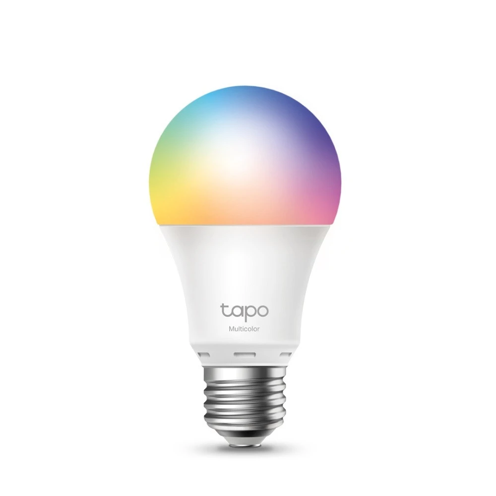 Умная диммируемая Wi-Fi лампа многоцветная Tapo L530E <Цоколь E27, Экосистема Tapo, не нужен центр управления, Голосовое управление при помощи Маруся MRG, Яндекс Алиса, Amazone Alexa, Google Ассистент, IEEE 802.11b/g/n, 8.7 Вт, яркость до 806 люмен, димми