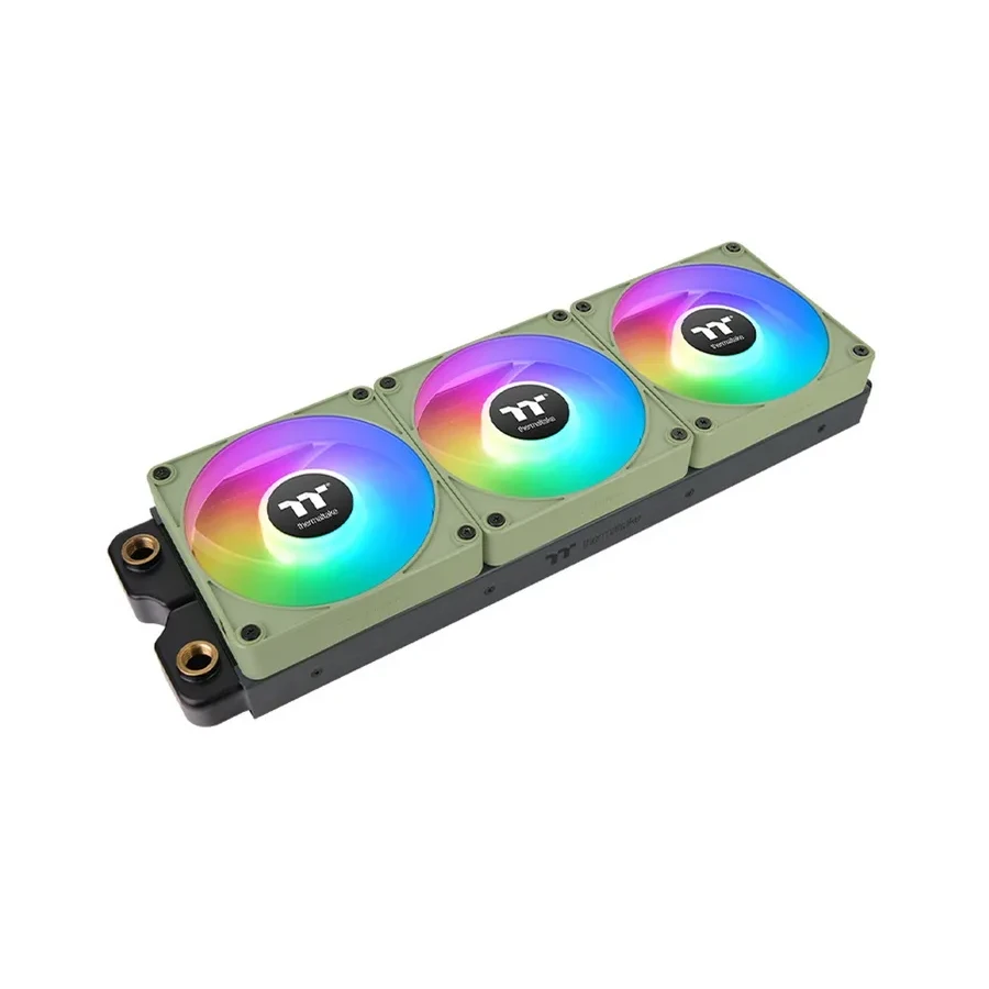 Вентилятор корпуса Thermaltake CT140 ARGB Matcha Green 3 pack, 140мм