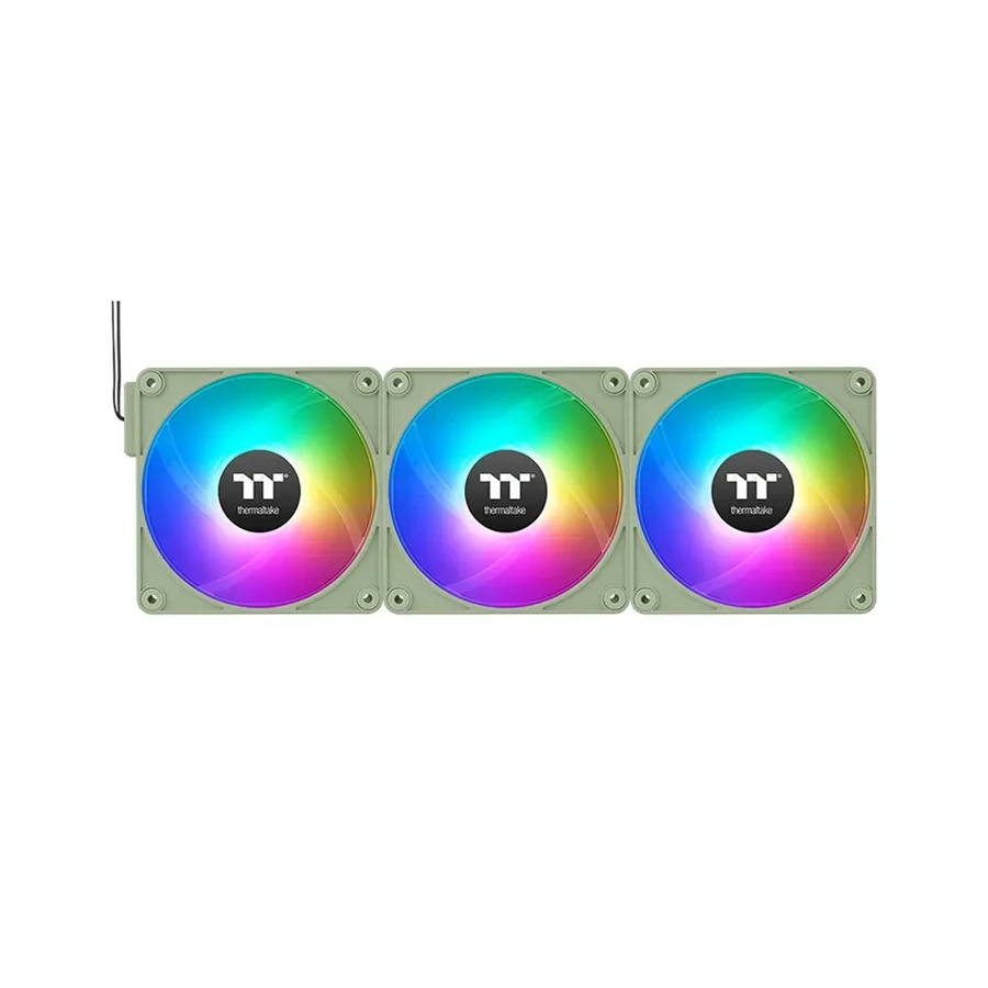 Вентилятор корпуса Thermaltake CT140 ARGB Matcha Green 3 pack, 140мм — 2