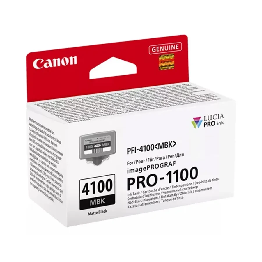 Чернильный картридж Canon PFI-4100 Matte Black, 80 мл — 2