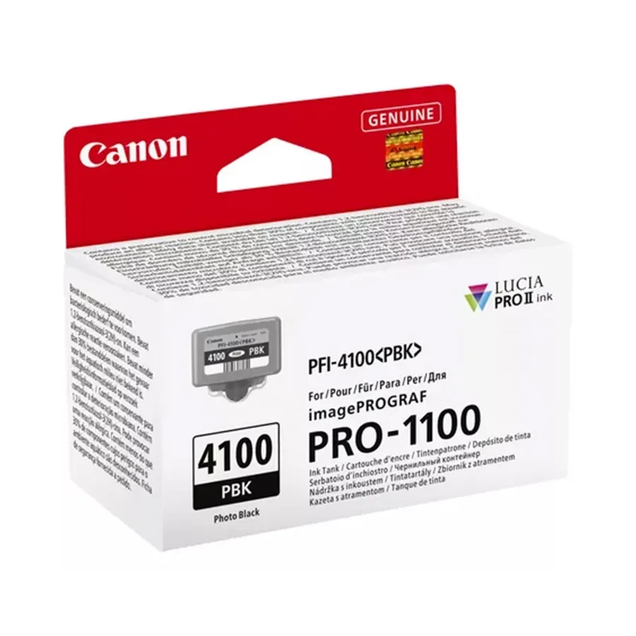 Чернильный картридж Canon PFI-4100 Photo Black, 80 мл — 2