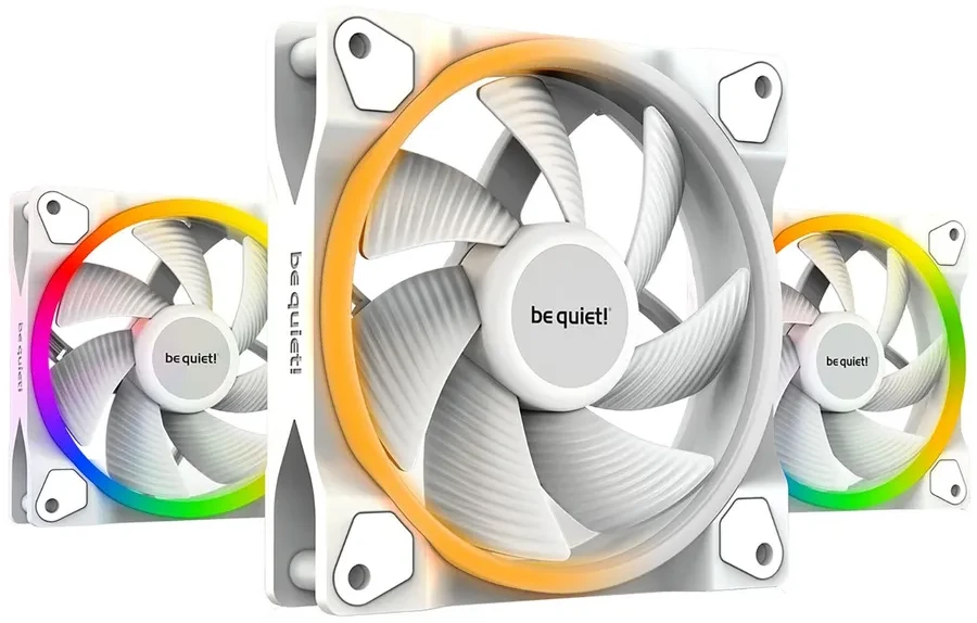 Вентиляторы корпусные be quiet! Light Wings White 120 мм PWM, ARGB, комплект 3 шт.