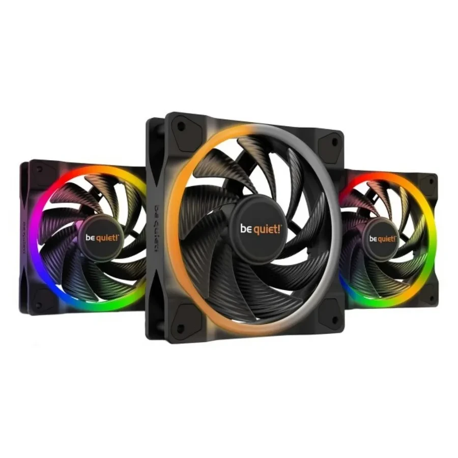 Вентилятор корпуса Be quiet! Light Wings HS 120мм 3 pack, чёрный