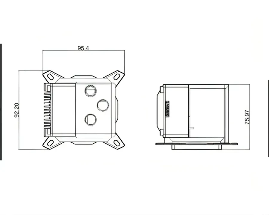 Водоблок Bykski CPU-XPR-DDC-I для процессора — 5