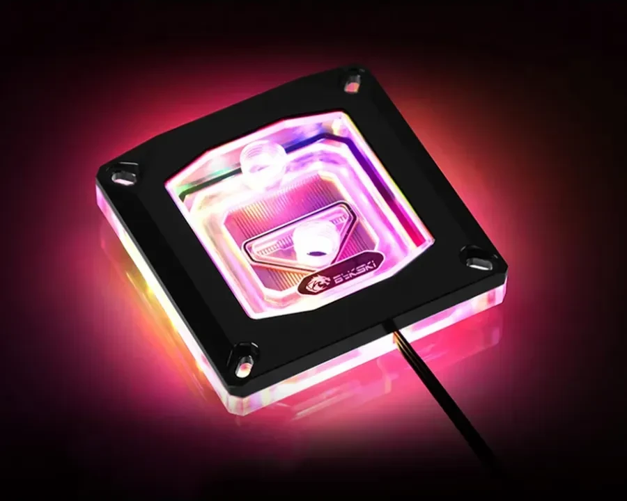 Водоблок Bykski CPU-XPR-MK-I-V4, LGA, RGB, чёрный — 2