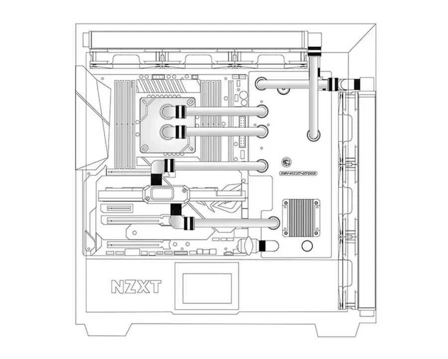 Панель Bykski RGV-NZXT-H700I-P NZXT H700i — 2