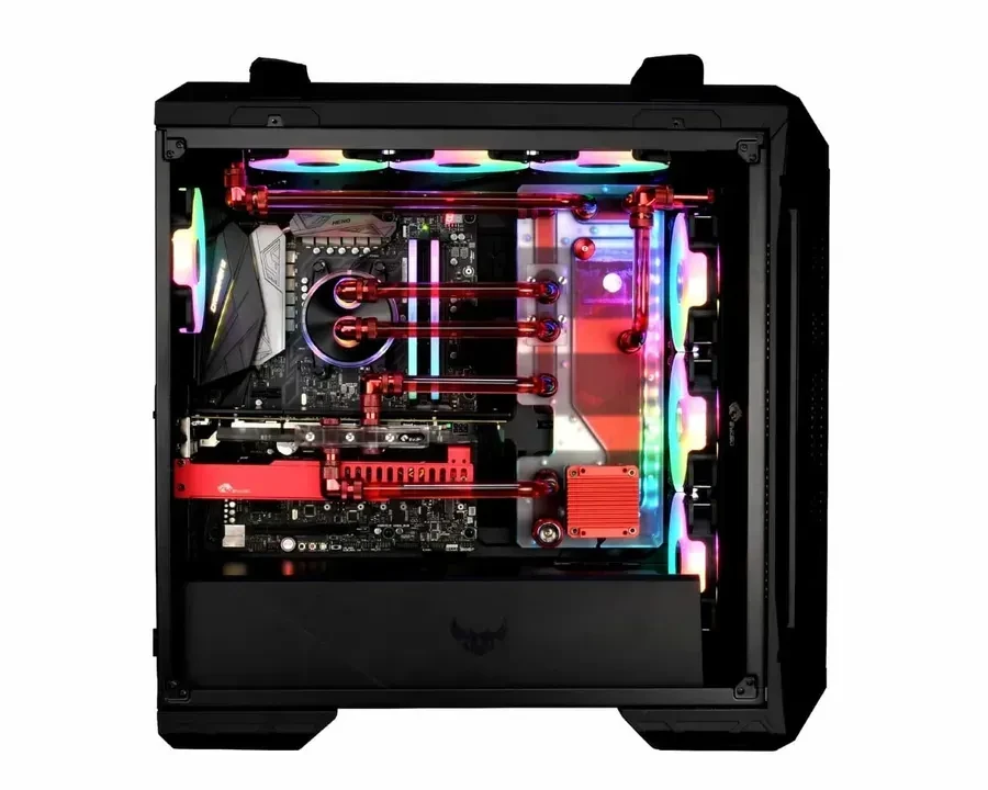 Система жидкостного охлаждения Plata Bykski RGV-AS-GT501-P ASUS TUF Gaming + nasos — 3