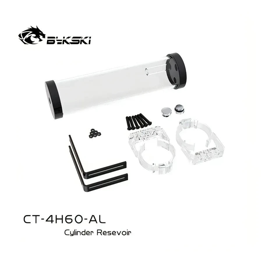 Резервуар Bykski CT-4H60-AL 130mm, черный — 2