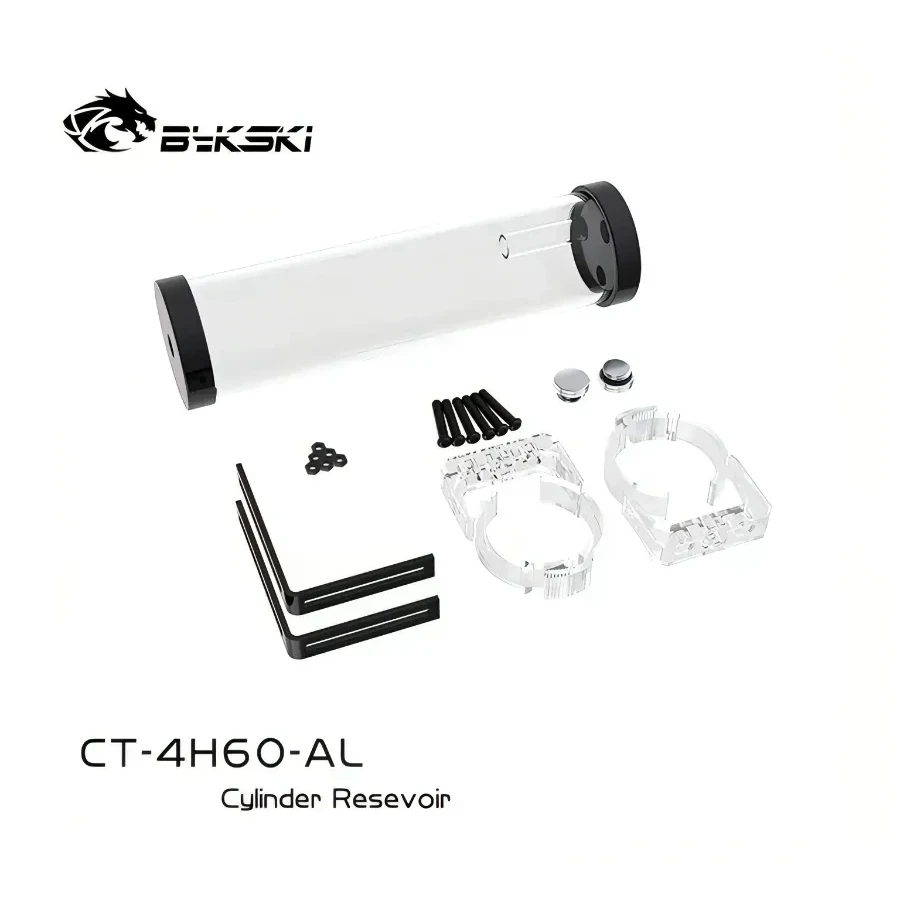 Резервуар Bykski CT-4H60-AL 240mm, черный — 2