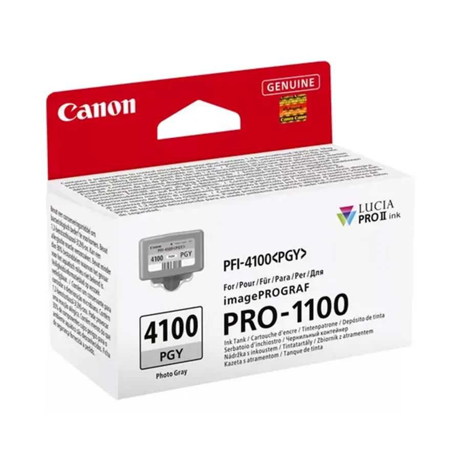 Чернильный картридж Canon PFI-4100 Photo Grey, 80 мл — 2