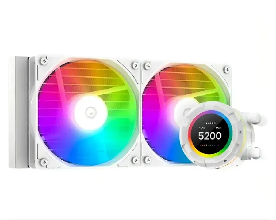 Водяное охлаждение ID-Cooling SL240 XE WHITE LCD, 240мм