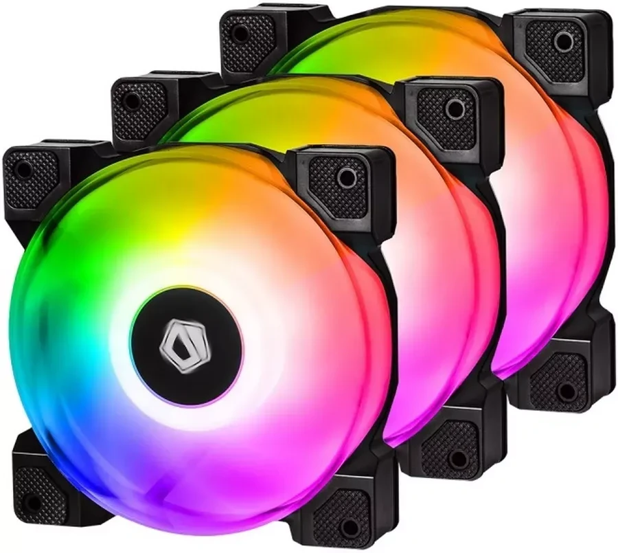 Komplekt ventil'yatorov ID-Cooling DF-12025-RGB, 12cm