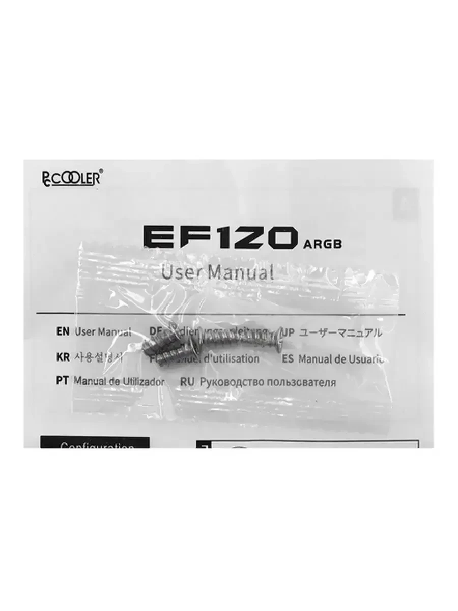 Вентилятор корпуса 12см PCCooler EF-120 ARGB W — 4