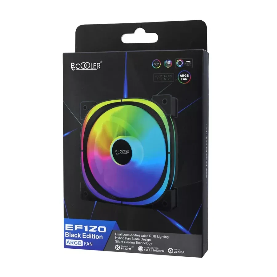 Вентилятор корпуса 12см PCCooler EF-120 ARGB B — 2
