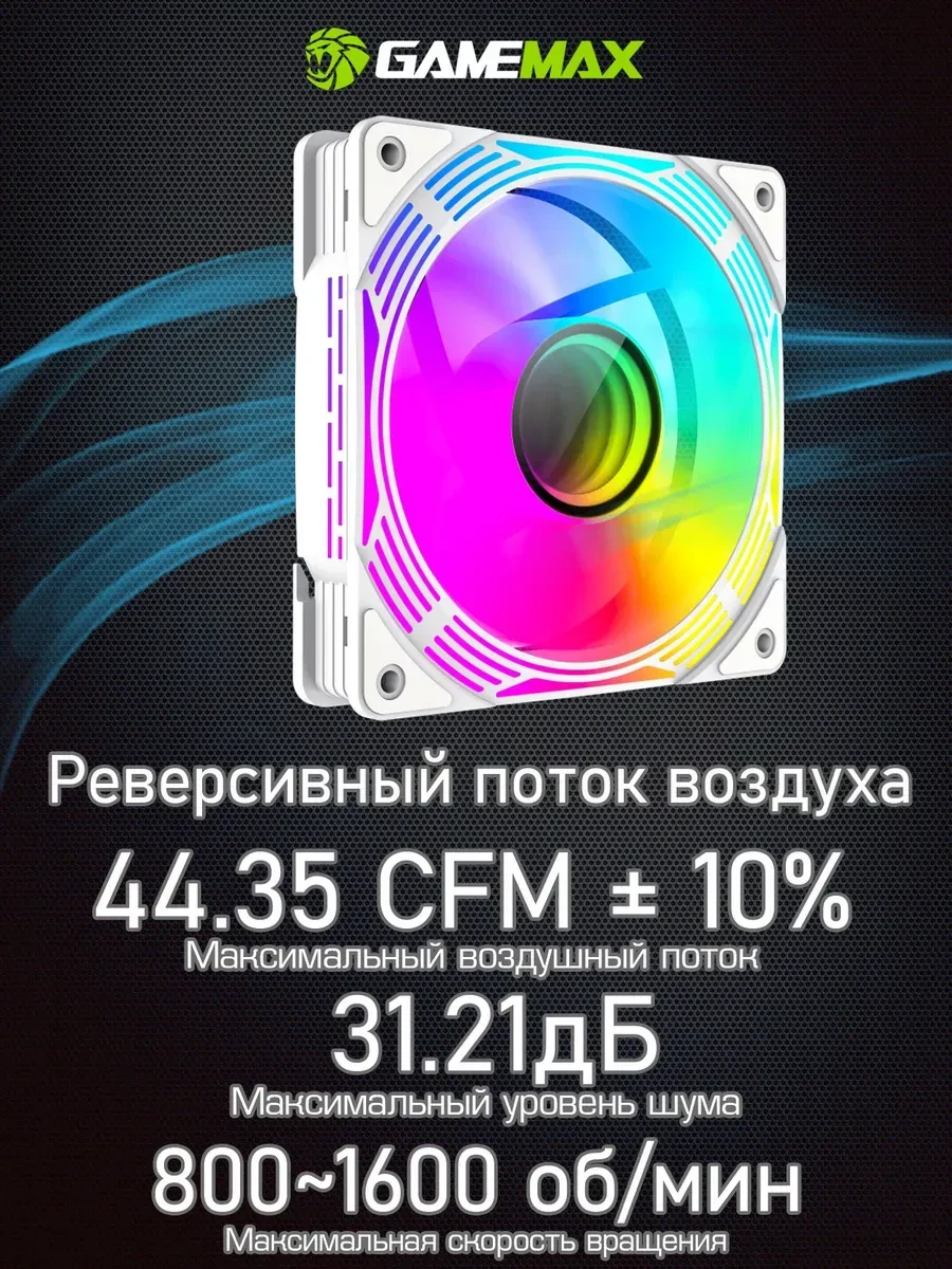 Вентилятор GameMax FN12A-C8I-R — 2