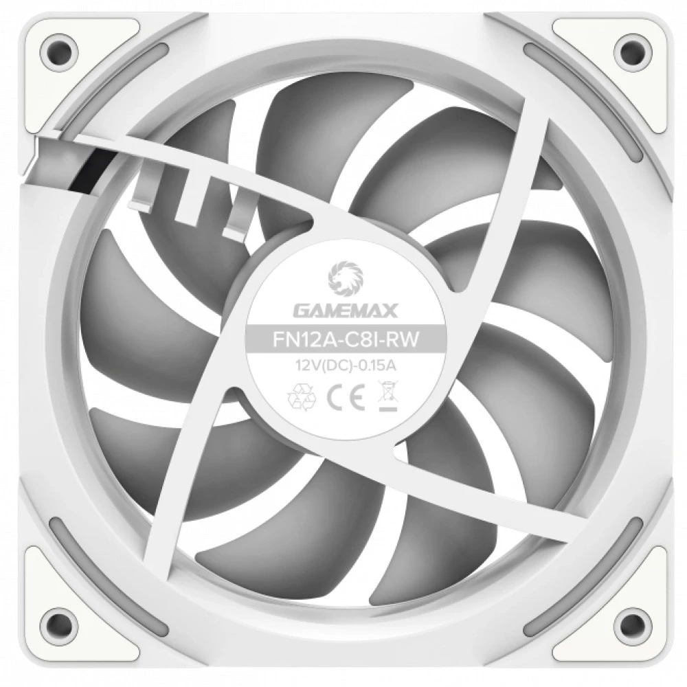 Вентилятор GameMax FN12A-C8I-R-W — 5