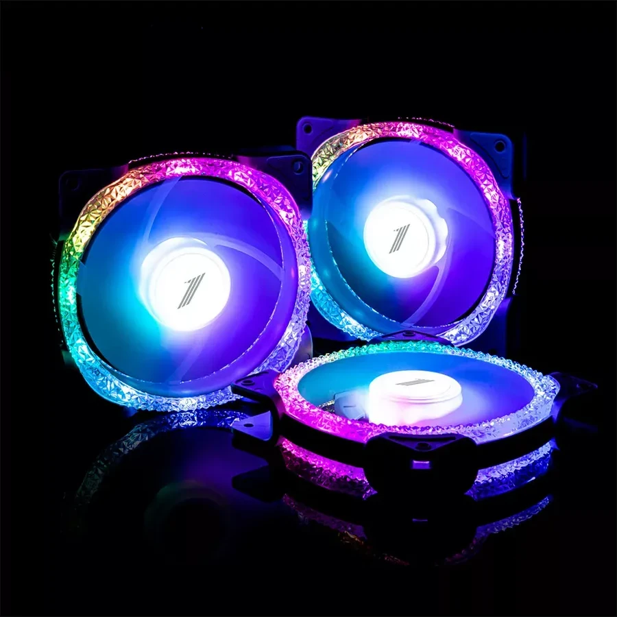 Комплект вентиляторов 1STPLAYER FIREMOON M1-D, 3x120мм RGB