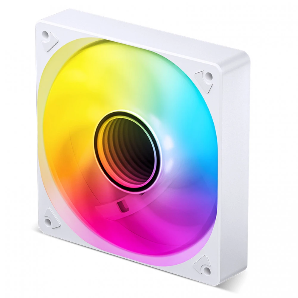 Вентилятор корпусной Jonsbo SL-120W LED, 120мм, белый — 3