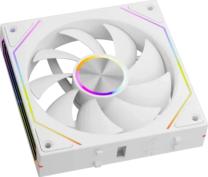 Вентилятор PCCooler F3 X120 ARGB White, 120x120x25mm, 800-1800RPM — 2