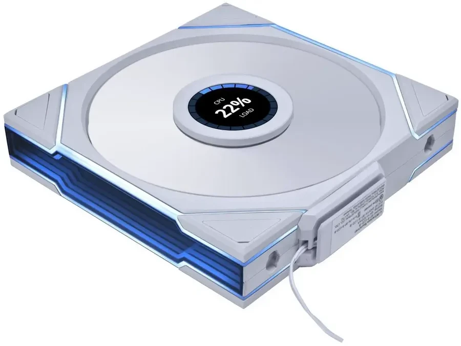 Вентилятор Lian Li UNI FAN TL140 LCD Wireless, 140mm RGB, Белый — 2