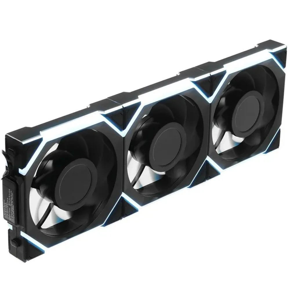 Вентилятор Lian Li UNI FAN SL LCD Reverse Blade, 3x120mm, Чёрный — 2