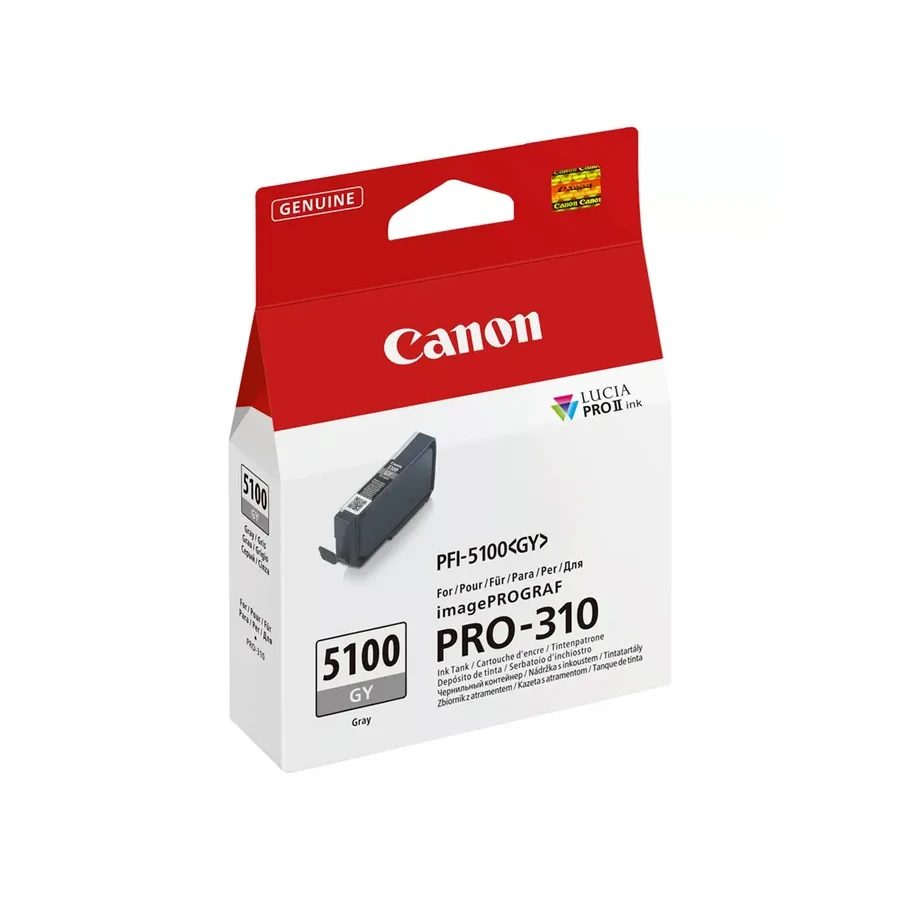 Чернильный картридж Canon PFI-5100 Grey, 14 мл