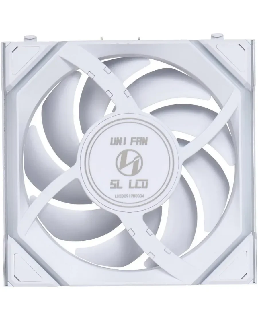 Вентилятор Lian Li UNI FAN SL WIRELESS LCD 120 White, Reverse Blade — 5
