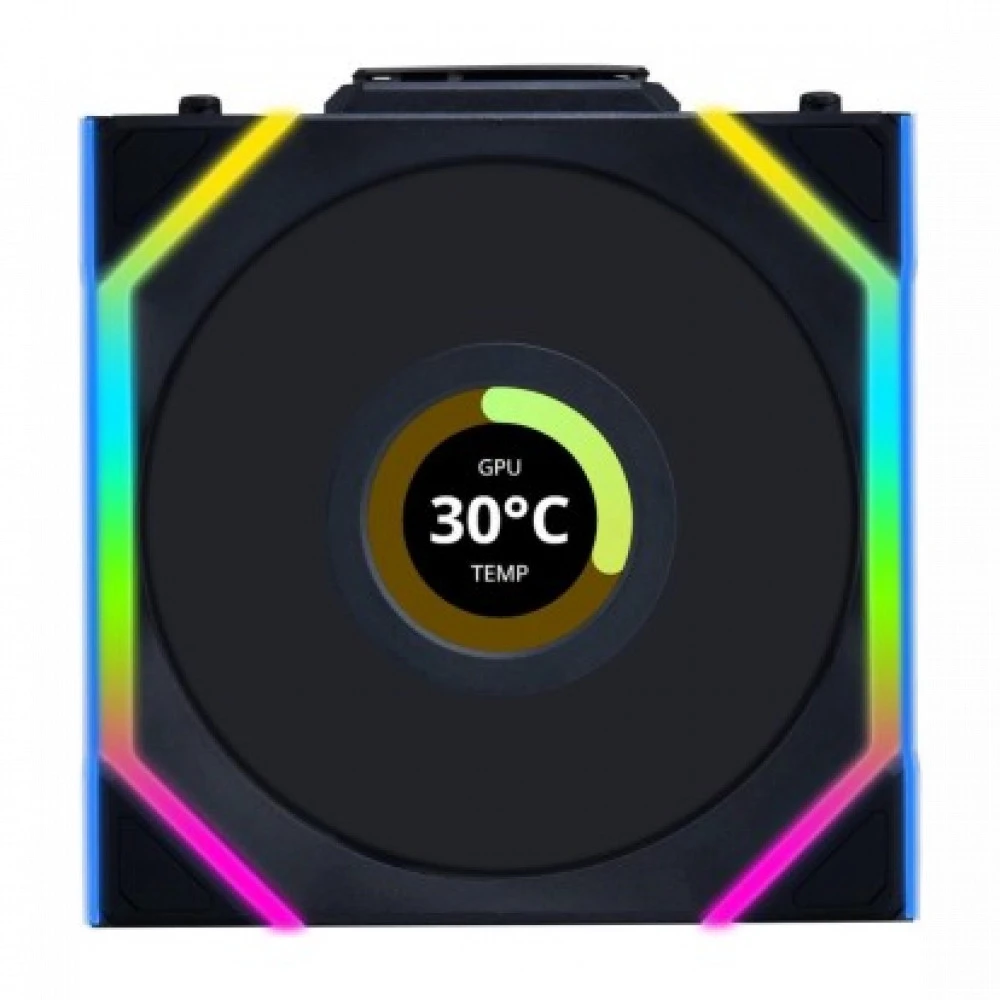 Вентилятор Lian Li UNI FAN SL WIRELESS LCD 120 Black — 5