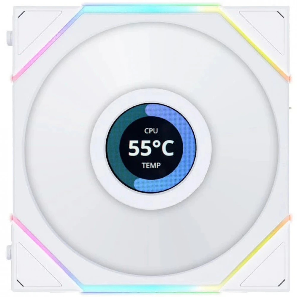 Вентилятор Lian Li UNI FAN TL 120 LCD Reverse ARGB White, Wireless — 2