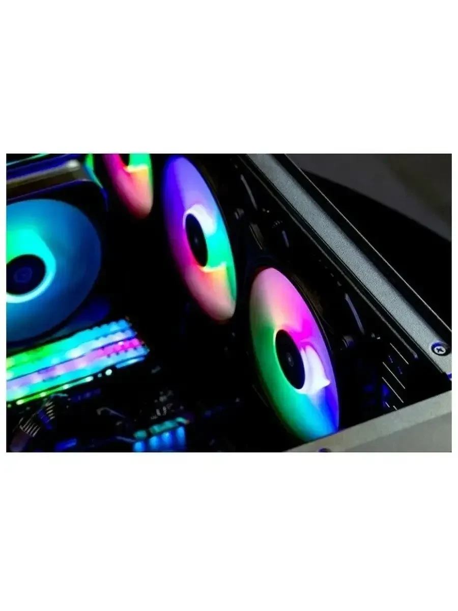 Вентилятор корпуса PCCooler FX-120-3 LED, 120mm, RGB — 4