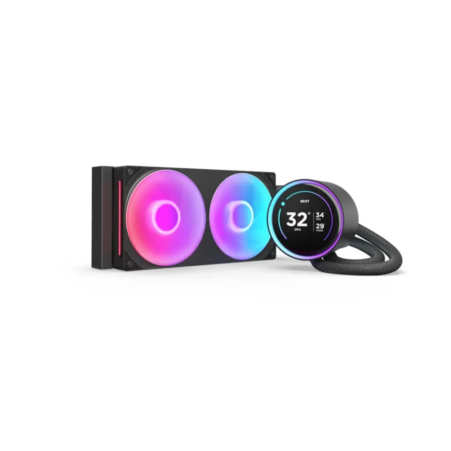 Водяное охлаждение NZXT Kraken Elite 280 RGB V2, 2×140mm