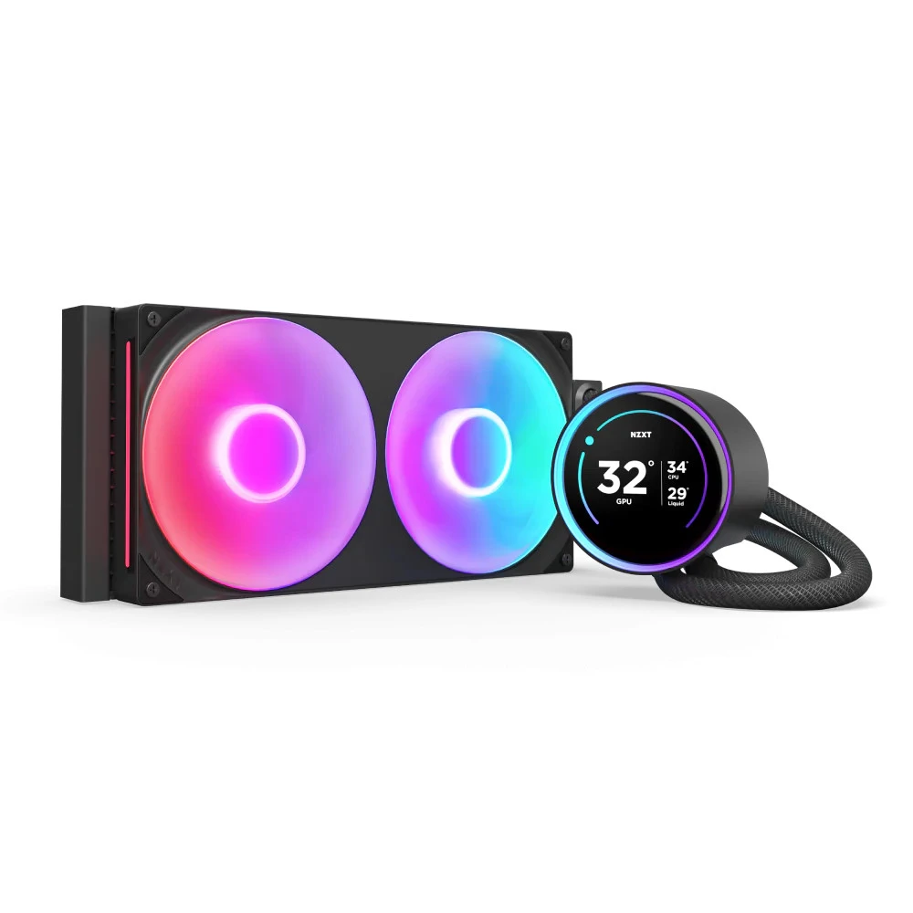 Водяное охлаждение NZXT Kraken Elite 280 RGB V2, 2×140mm — 4