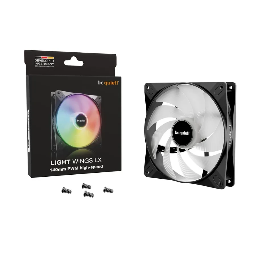 Вентилятор Be Quiet Light Wings LX 140mm, ARGB LED — 3