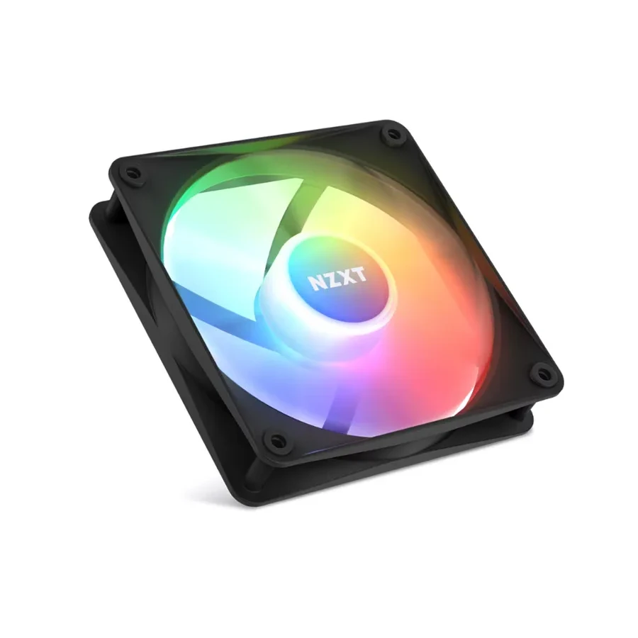 Вентилятор NZXT F120 RGB Core, 120mm, RGB, чёрный