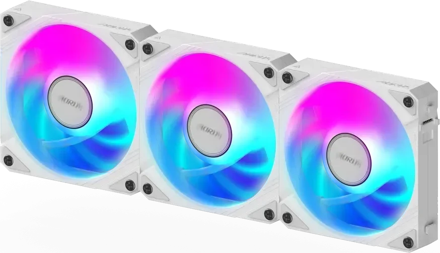 Комплект вентиляторов Gigabyte GP-ECFAN1203 ICE WHITE — 2