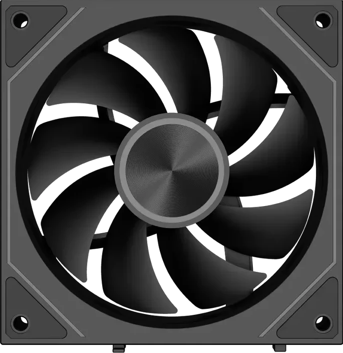 Корпусный вентилятор PCCooler F3 X120 3x120mm ARGB Black — 3