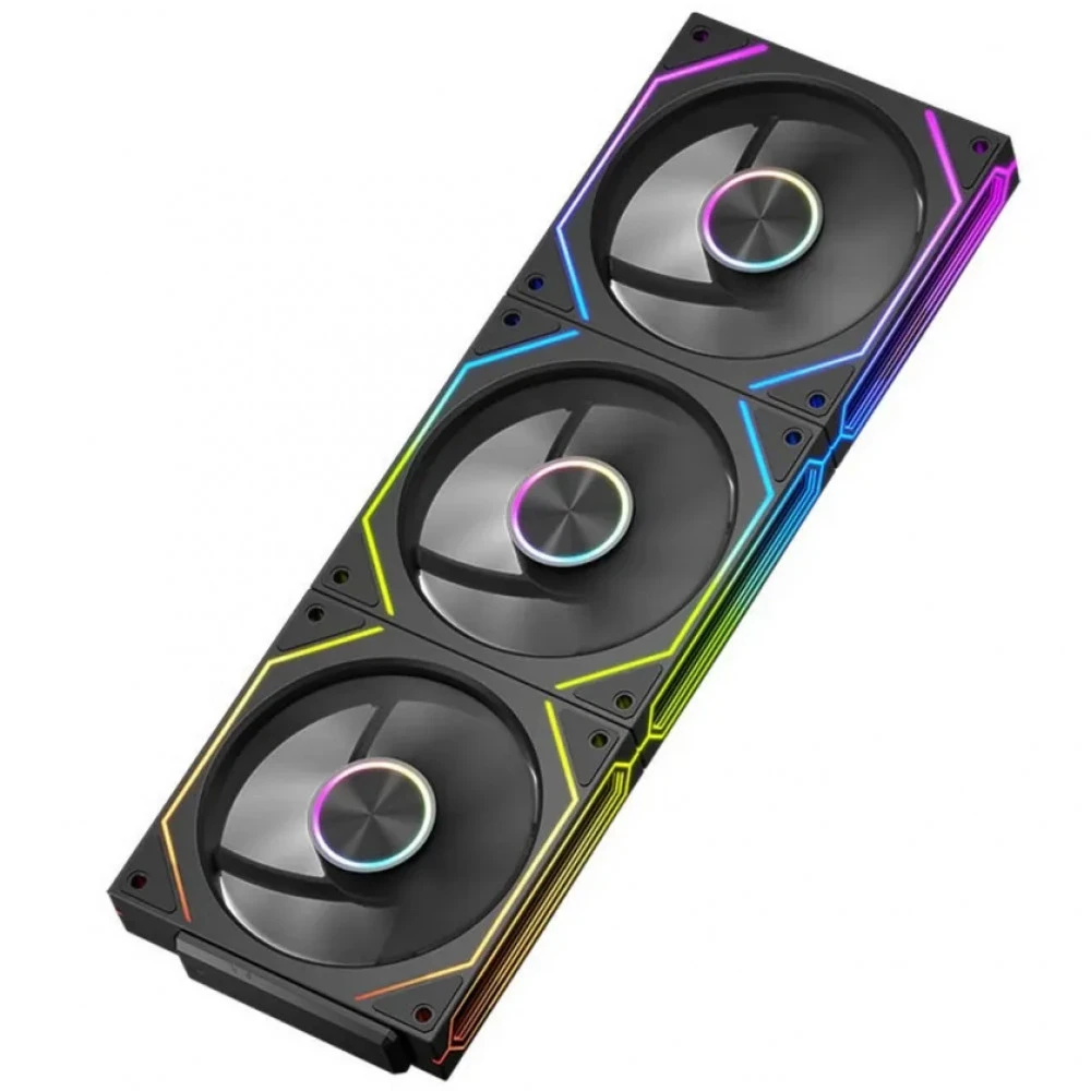 Корпусный вентилятор PCCooler F3 X120 3x120mm ARGB Black — 5