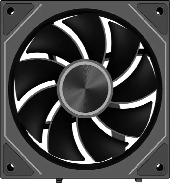 Корпусный вентилятор PCCooler F3 X120R 120mm ARGB Black — 3