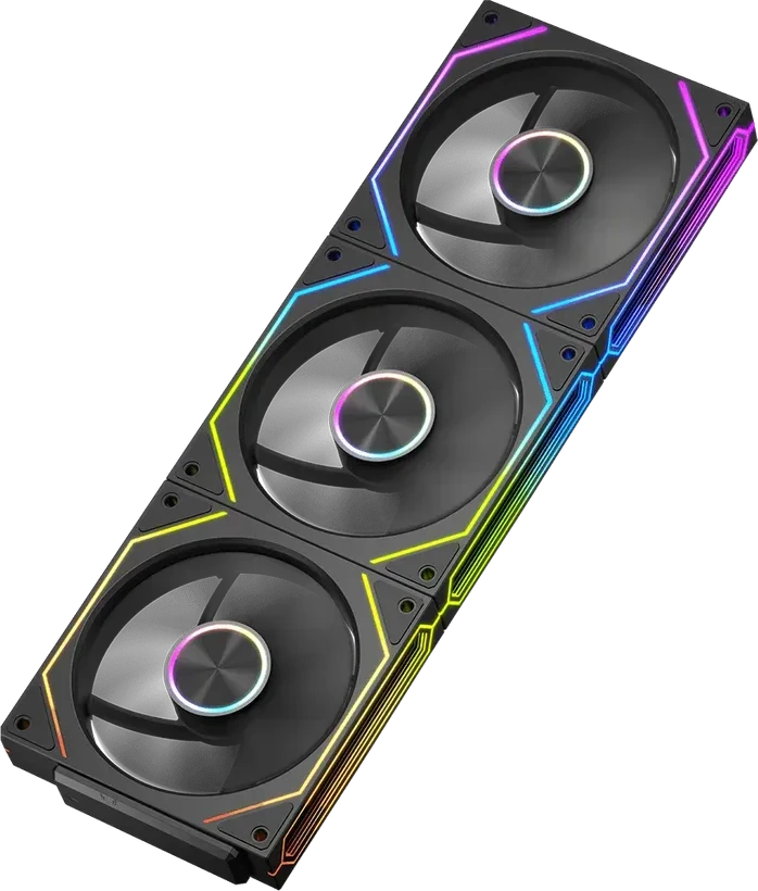 Корпусный вентилятор PCCooler F3 X120R 120mm ARGB Black — 4