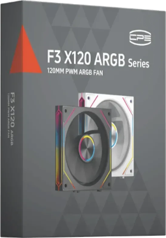 Корпусный вентилятор PCCooler F3 X120R 120mm ARGB Black — 5