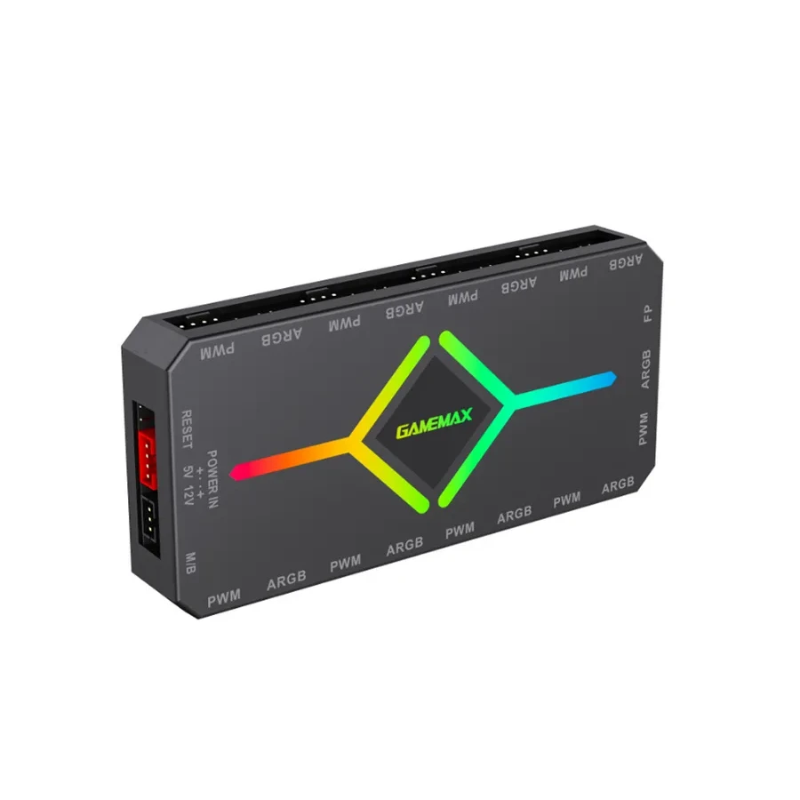 Контроллер подсветки Gamemax V4.0 ARGB+PWM чёрный